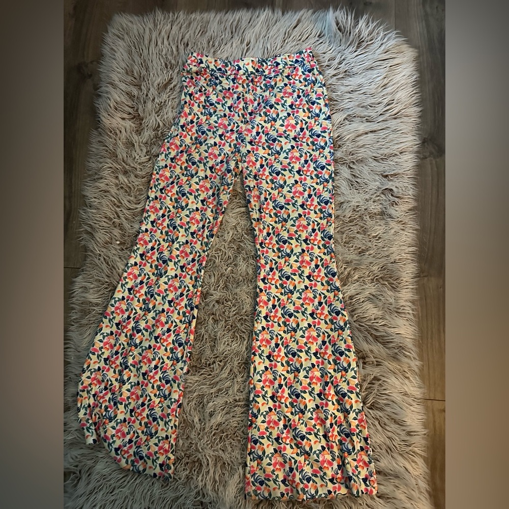 FOREVER 21 Boho Floral Flares